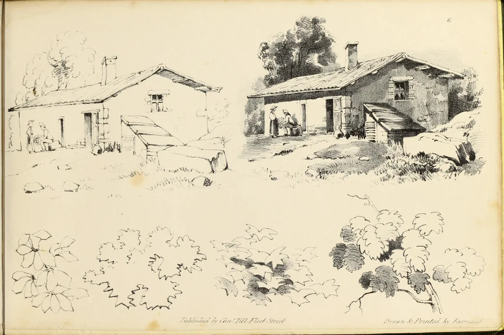 An illustration from Fairland's juvenile artist, or, Easy studies for beginners in drawing, of figures, animals, shipping, and landscape, 1838, leaf 15