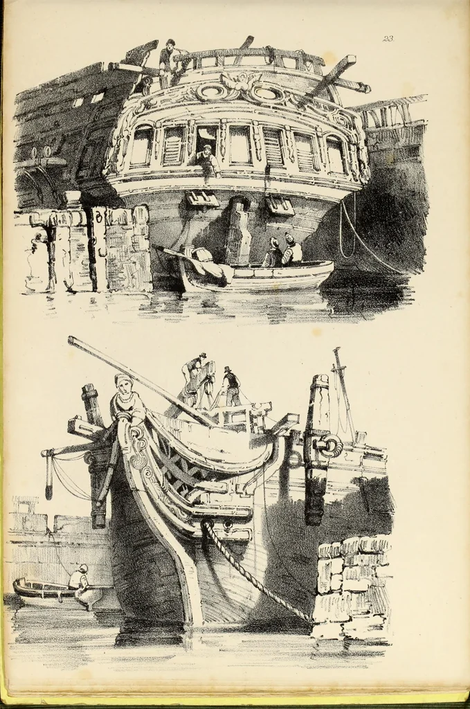 An illustration from Fairland's juvenile artist, or, Easy studies for beginners in drawing, of figures, animals, shipping, and landscape, 1838, leaf 51