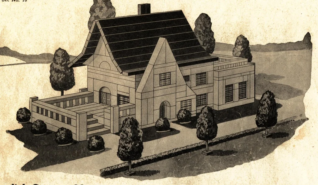 An illustration from Architects plan book "falcon" building lumber., 1927, leaf 11
