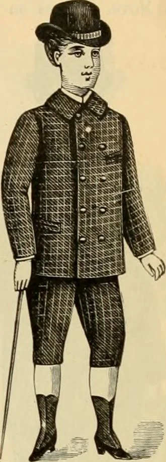 An illustration from Fall and Winter, 1890-91 Fashion Catalogue / H. O'Neill and Co., 1890, leaf 112