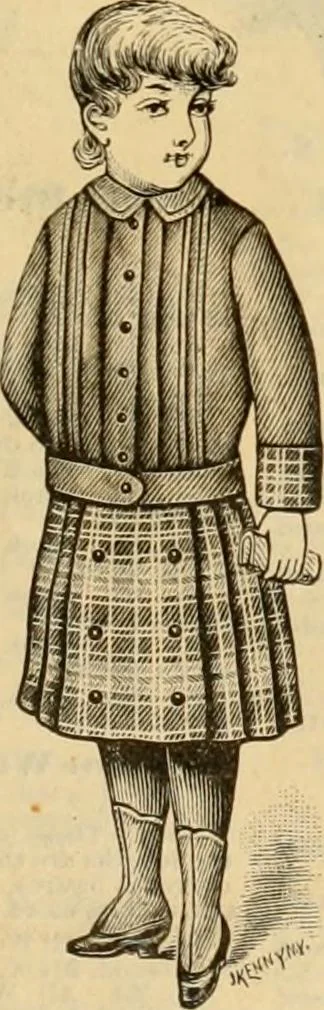 An illustration from Fall and Winter, 1890-91 Fashion Catalogue / H. O'Neill and Co., 1890, leaf 112