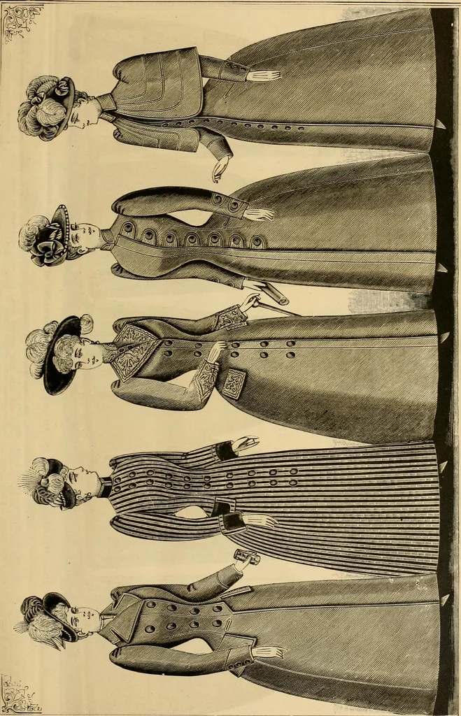 An illustration from Fall and Winter, 1890-91 Fashion Catalogue / H. O'Neill and Co., 1890, leaf 12