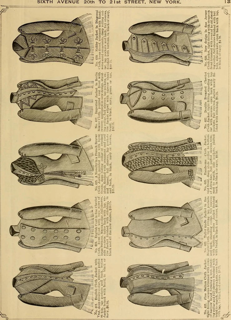 An illustration from Fall and Winter, 1890-91 Fashion Catalogue / H. O'Neill and Co., 1890, leaf 14