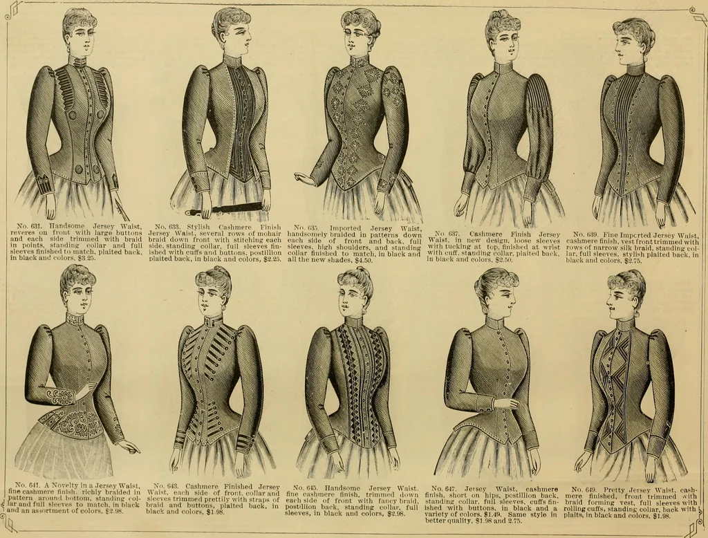 An illustration from Fall and Winter, 1890-91 Fashion Catalogue / H. O'Neill and Co., 1890, leaf 15
