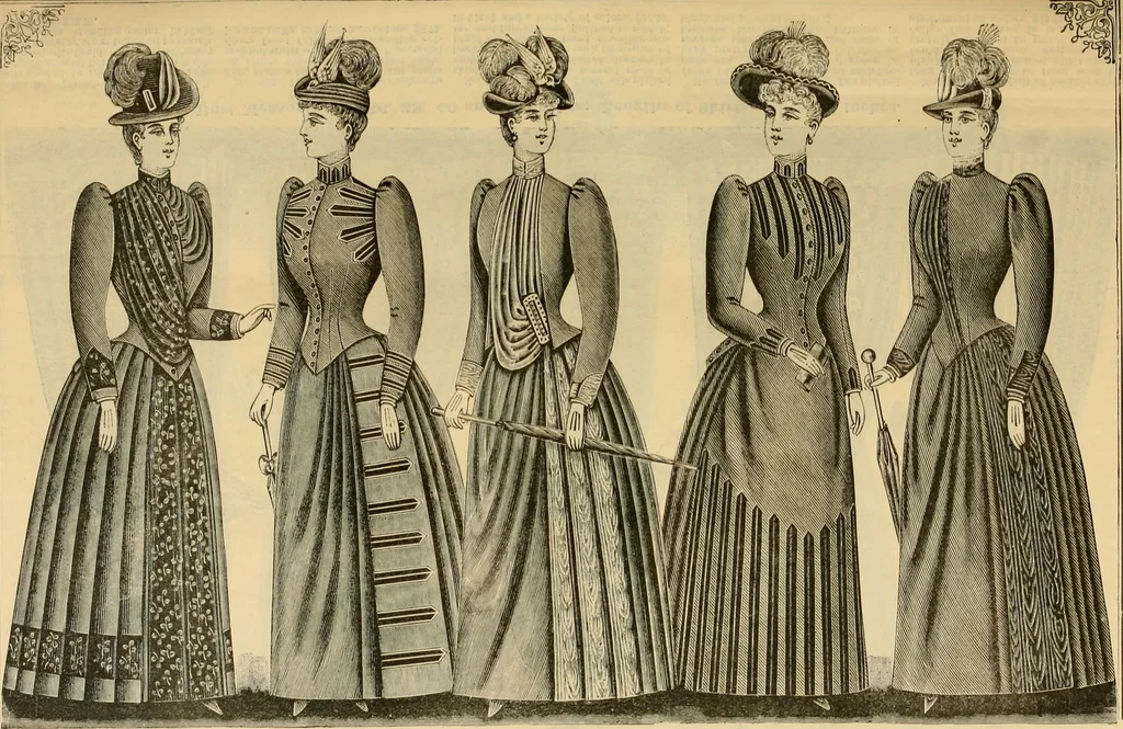 An illustration from Fall and Winter, 1890-91 Fashion Catalogue / H. O'Neill and Co., 1890, leaf 18
