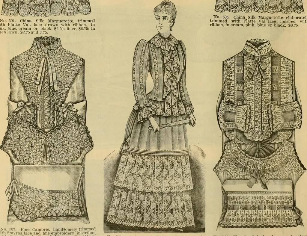 An illustration from Fall and Winter, 1890-91 Fashion Catalogue / H. O'Neill and Co., 1890, leaf 21