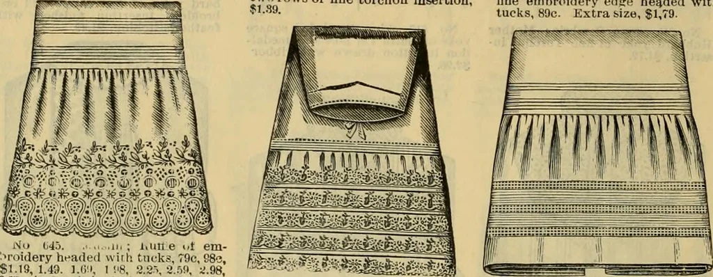 An illustration from Fall and Winter, 1890-91 Fashion Catalogue / H. O'Neill and Co., 1890, leaf 27