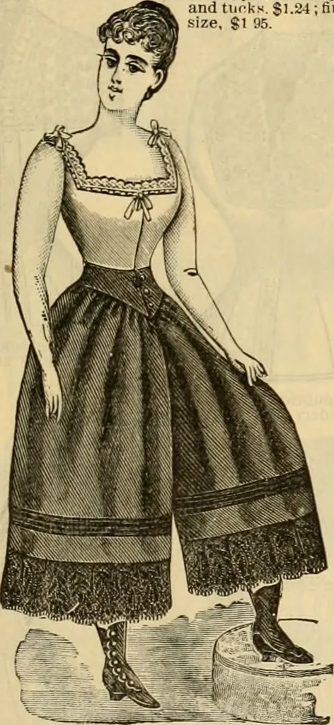An illustration from Fall and Winter, 1890-91 Fashion Catalogue / H. O'Neill and Co., 1890, leaf 28