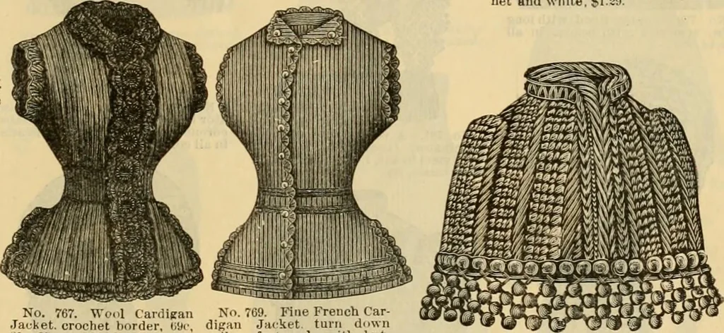 An illustration from Fall and Winter, 1890-91 Fashion Catalogue / H. O'Neill and Co., 1890, leaf 32