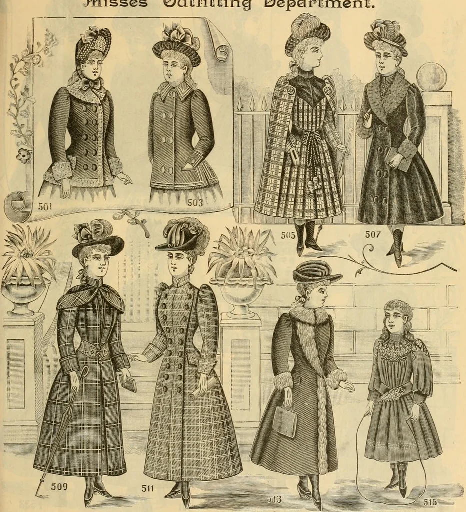An illustration from Fall and Winter, 1890-91 Fashion Catalogue / H. O'Neill and Co., 1890, leaf 36