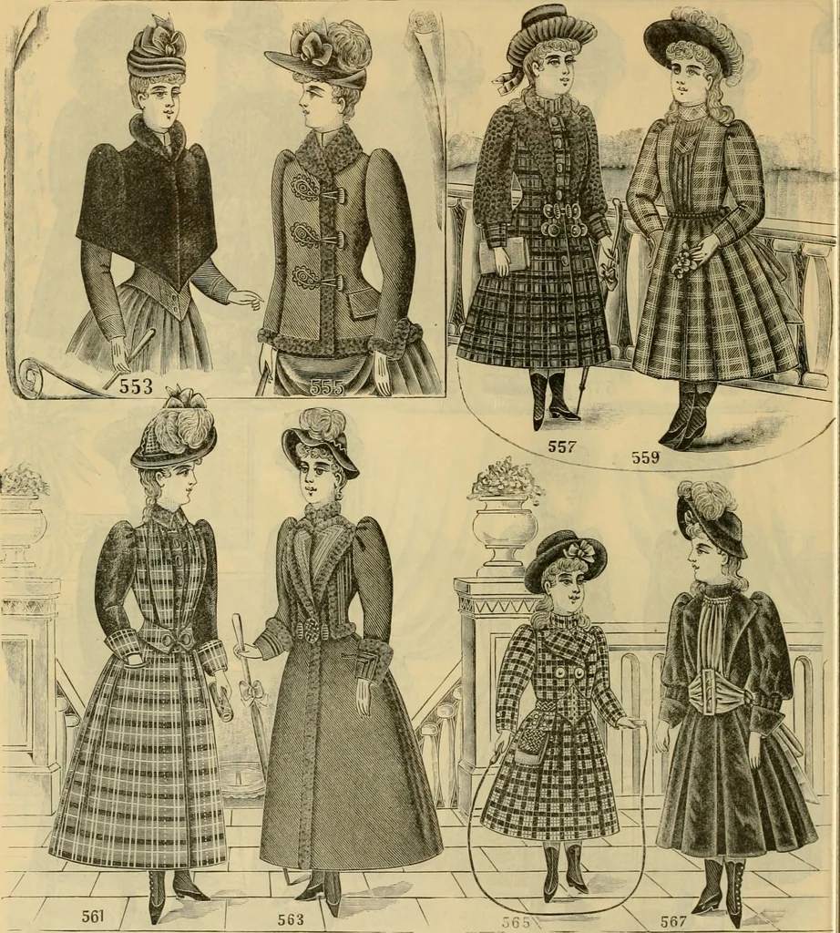 An illustration from Fall and Winter, 1890-91 Fashion Catalogue / H. O'Neill and Co., 1890, leaf 39