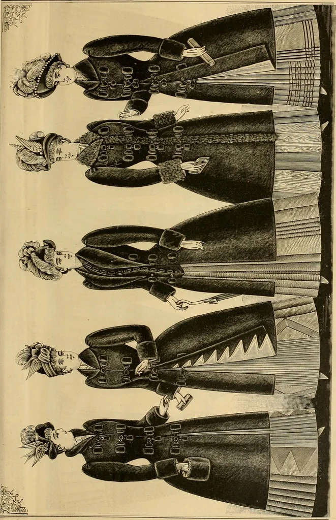 An illustration from Fall and Winter, 1890-91 Fashion Catalogue / H. O'Neill and Co., 1890, leaf 4