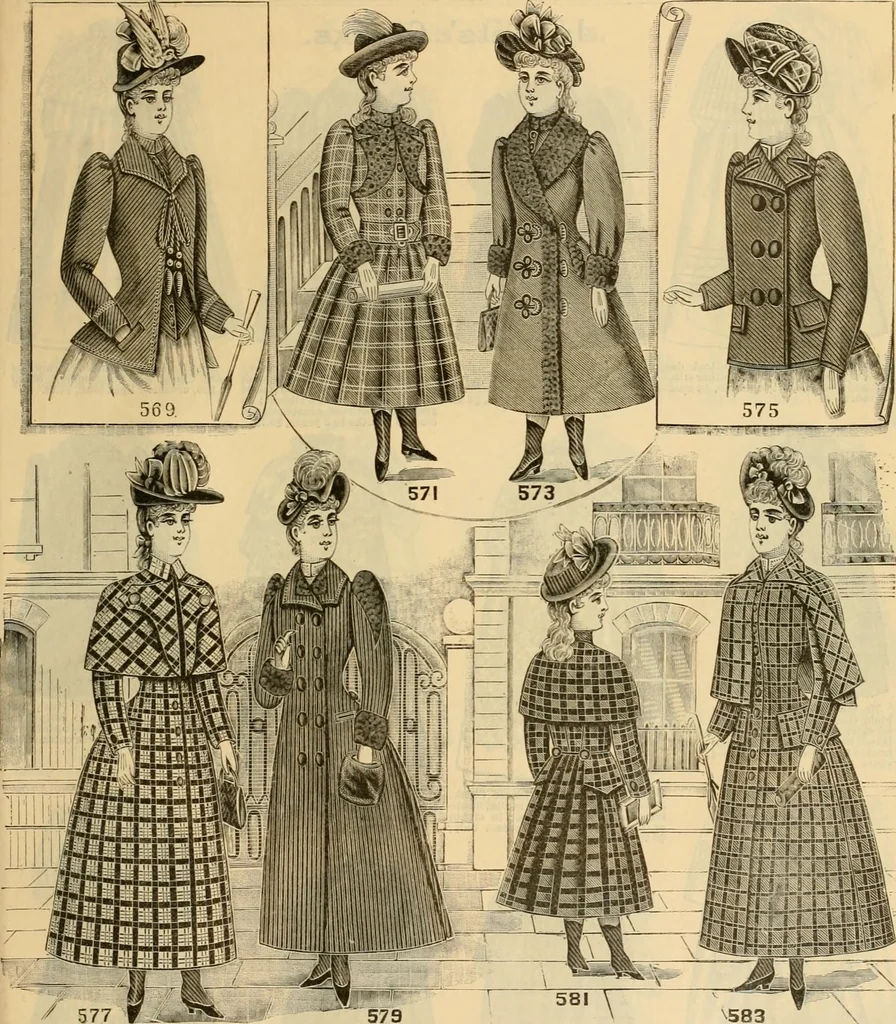 An illustration from Fall and Winter, 1890-91 Fashion Catalogue / H. O'Neill and Co., 1890, leaf 40