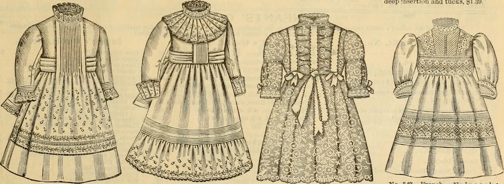 An illustration from Fall and Winter, 1890-91 Fashion Catalogue / H. O'Neill and Co., 1890, leaf 44