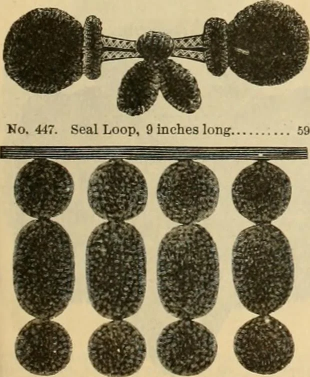 An illustration from Fall and Winter, 1890-91 Fashion Catalogue / H. O'Neill and Co., 1890, leaf 60