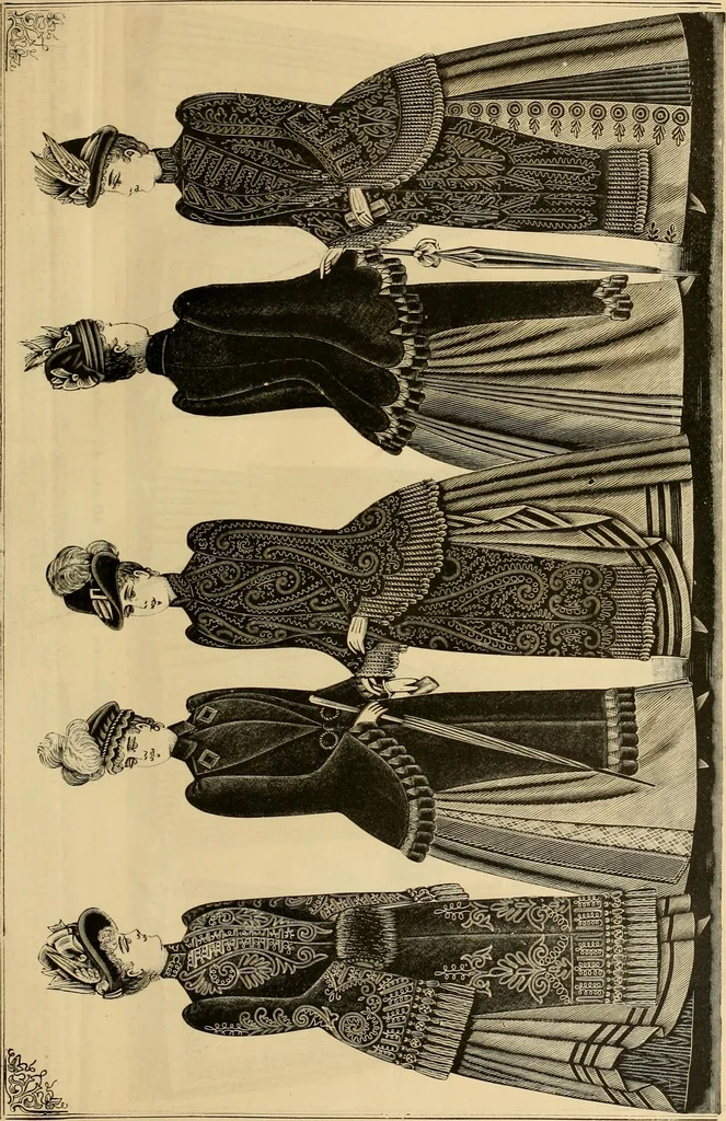 An illustration from Fall and Winter, 1890-91 Fashion Catalogue / H. O'Neill and Co., 1890, leaf 8