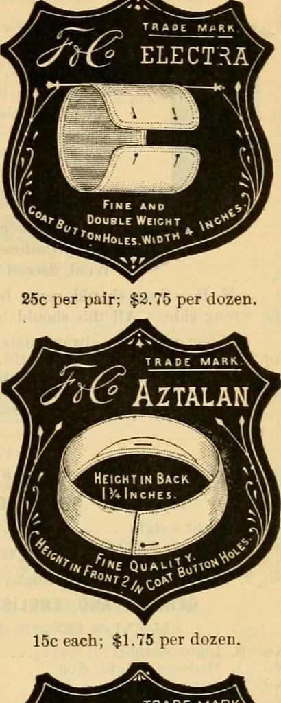 An illustration from Fall and Winter, 1890-91 Fashion Catalogue / H. O'Neill and Co., 1890, leaf 84