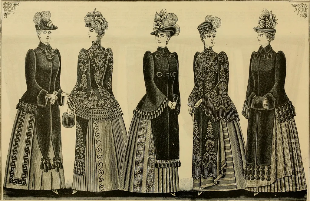 An illustration from Fall and Winter, 1890-91 Fashion Catalogue / H. O'Neill and Co., 1890, leaf 9