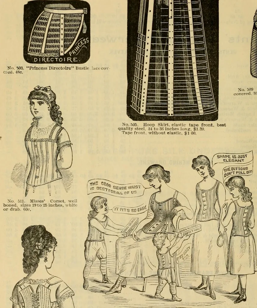 An illustration from Fall and Winter, 1890-91 Fashion Catalogue / H. O'Neill and Co., 1890, leaf 93
