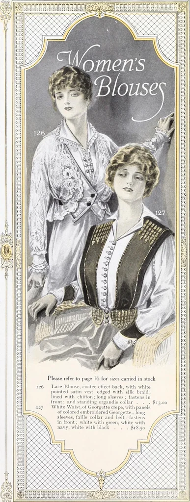An illustration from Fall and winter : catalogue number one hundred ten, 1914-15., 1915, leaf 16