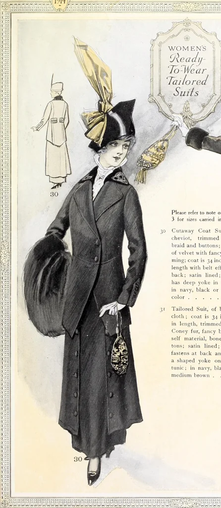 An illustration from Fall and winter : catalogue number one hundred ten, 1914-15., 1915, leaf 6