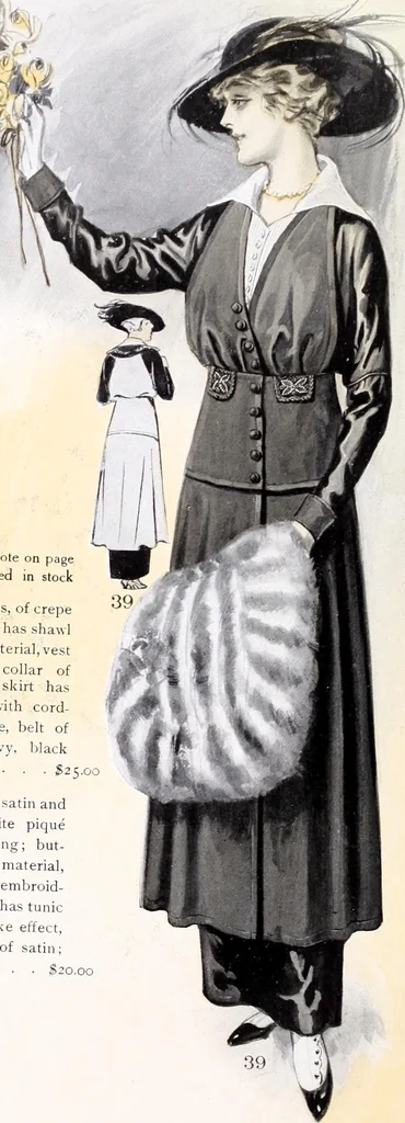 An illustration from Fall and winter : catalogue number one hundred ten, 1914-15., 1915, leaf 9