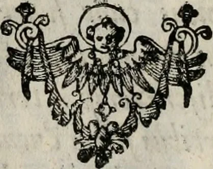 An illustration from Fama prognostica : ad cunas serenissimi principis Maximiliani Emmanuelis ... domini Ferdinandi Mariæ ... et serenissimæ principis ac D. dominæ Henrietæ Adeleidis ... filii, 1662, leaf 41