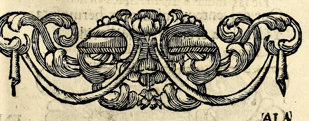 An illustration from Fama, y obras posthumas del fenix de Mexico, decima musa, poetisa americana, Sor Juana Ines de la Cruz, religiosa professa en el convento de San Geronimo de la imperial ciudad de Mexico; : consagralas a la Magestad Catholica de la reyna nuestra señora doña Mariana de Neoburg Baviera Palatina del Rhin, por mano de la Excma. señora doña Juana de Aragon y Cortès, duquesa de Monteleon, y Terra-Nova, marquesa del Valle de Goaxaca, &c., 1700, leaf 83