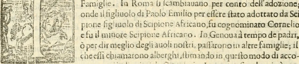 An illustration from Delle famiglie nobili fiorentine, 1615, leaf 213