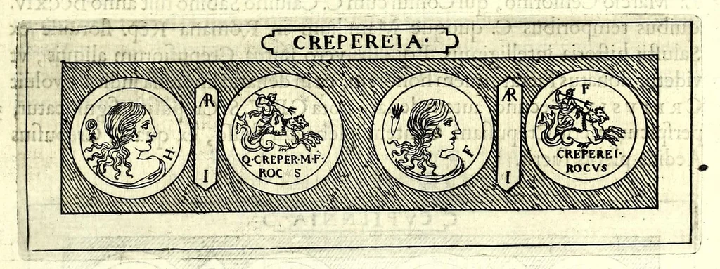 An illustration from Familiae Romanae in antiquis numismatibus : ab vrbe condita, ad tempora diui Augusti, 1663, leaf 139