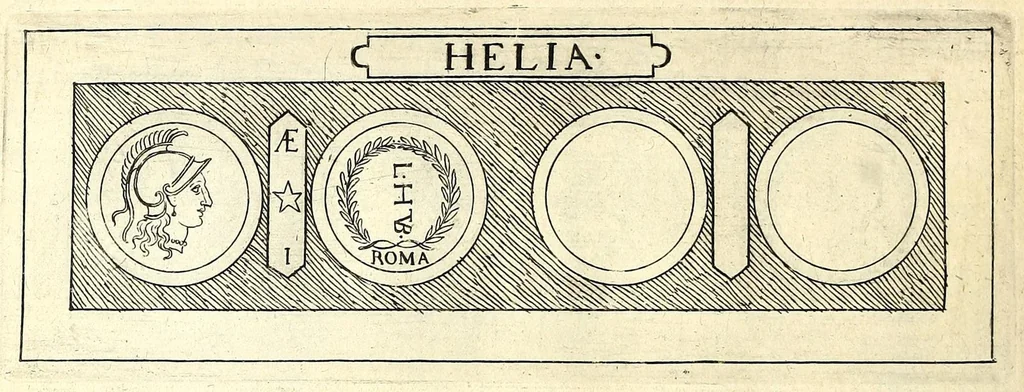 An illustration from Familiae Romanae in antiquis numismatibus : ab vrbe condita, ad tempora diui Augusti, 1663, leaf 164
