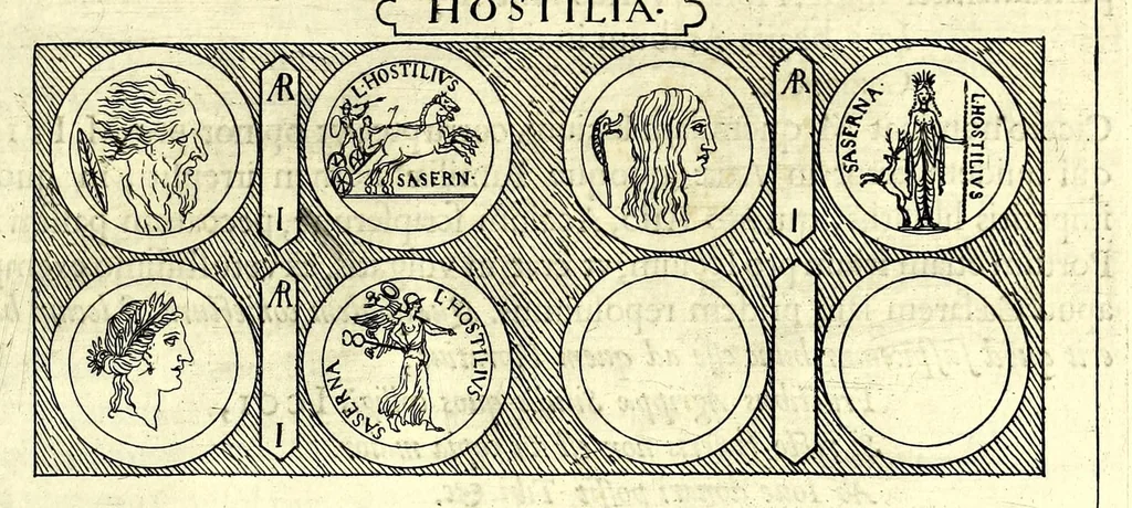 An illustration from Familiae Romanae in antiquis numismatibus : ab vrbe condita, ad tempora diui Augusti, 1663, leaf 167