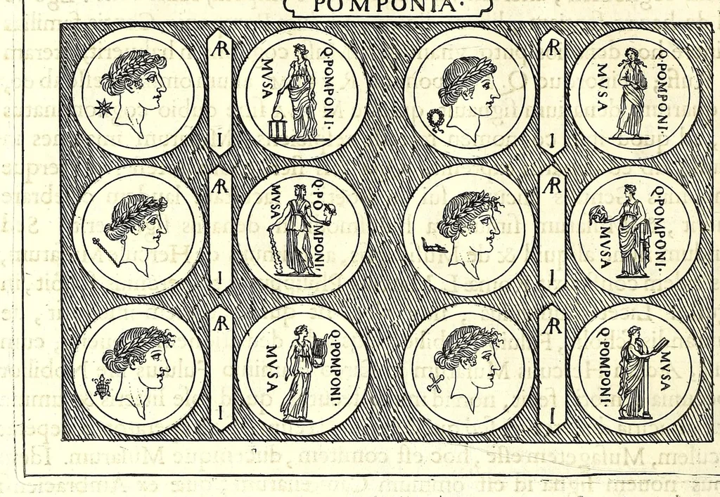 An illustration from Familiae Romanae in antiquis numismatibus : ab vrbe condita, ad tempora diui Augusti, 1663, leaf 270