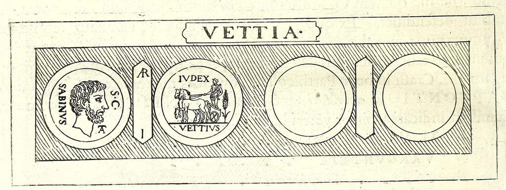 An illustration from Familiae Romanae in antiquis numismatibus : ab vrbe condita, ad tempora diui Augusti, 1663, leaf 332