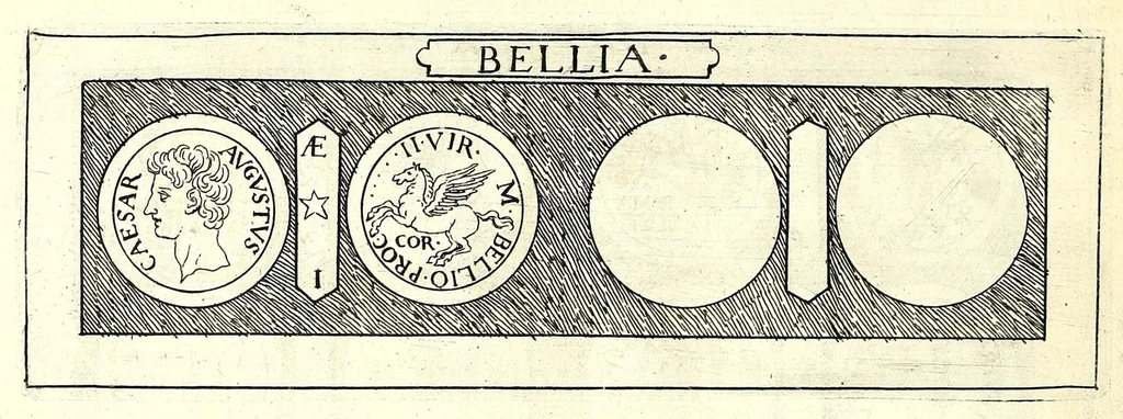 An illustration from Familiae Romanae in antiquis numismatibus : ab vrbe condita, ad tempora diui Augusti, 1663, leaf 90