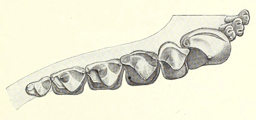 An illustration from The families and genera of bats, 1907, leaf 309