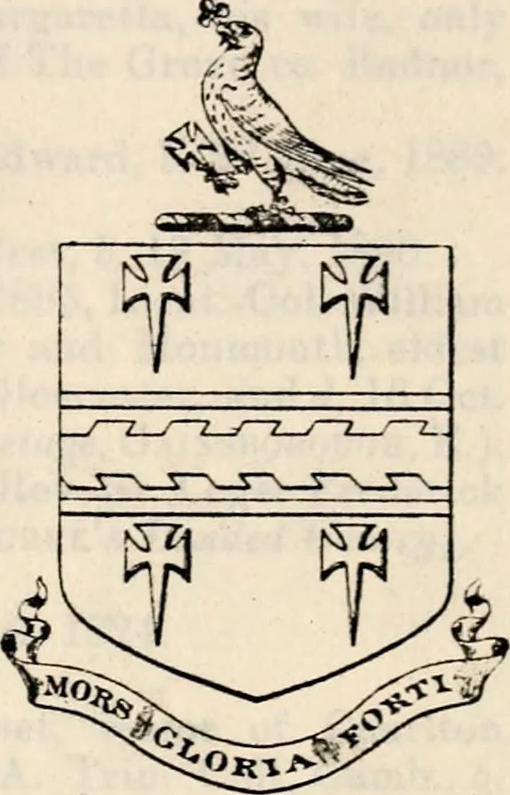 An illustration from Family records, 1897, leaf 198