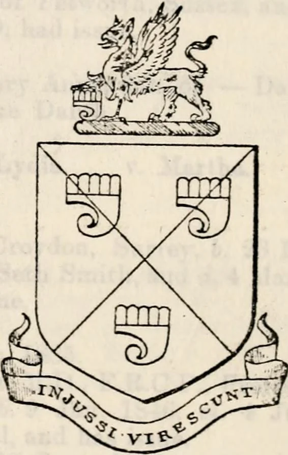 An illustration from Family records, 1897, leaf 584