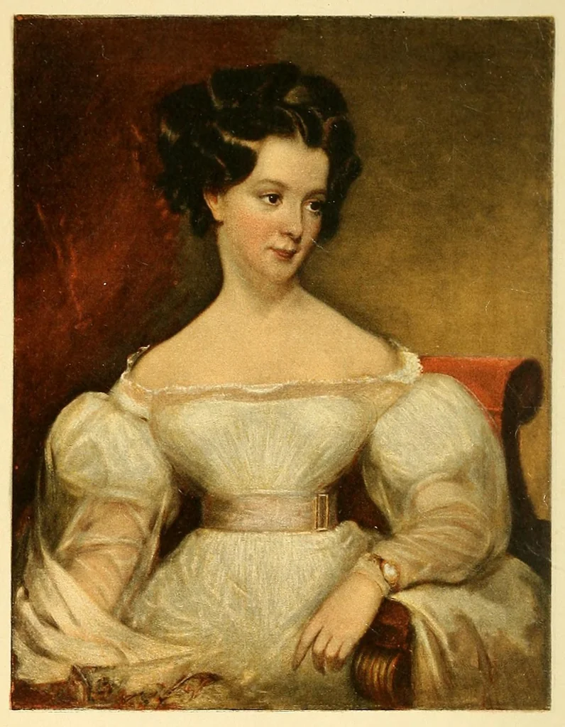 An illustration from Famous American belles of the nineteenth century, 1901, leaf 10