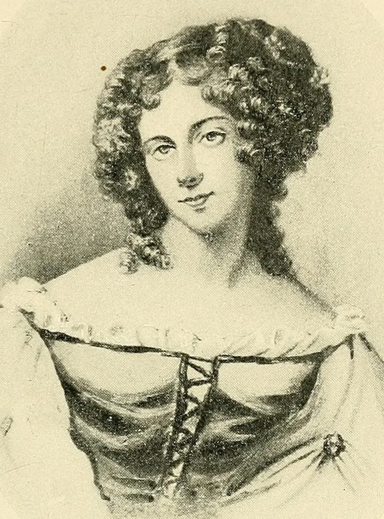 An illustration from Famous American belles of the nineteenth century, 1901, leaf 109