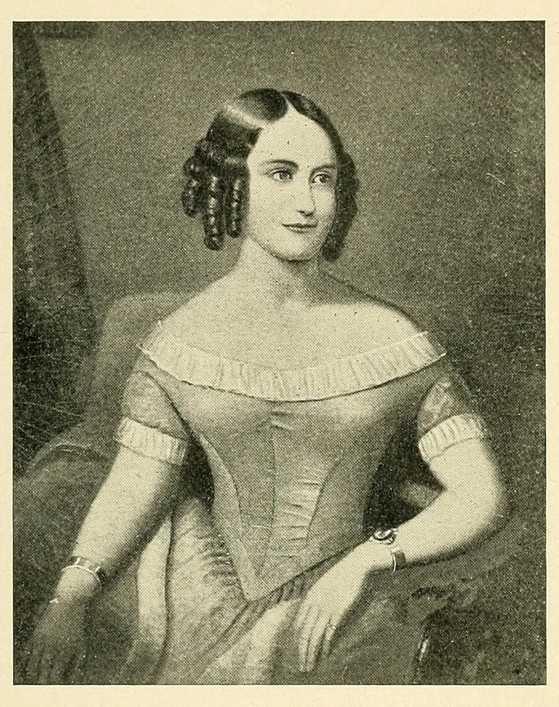 An illustration from Famous American belles of the nineteenth century, 1901, leaf 131