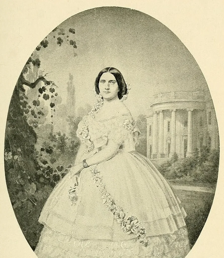 An illustration from Famous American belles of the nineteenth century, 1901, leaf 199