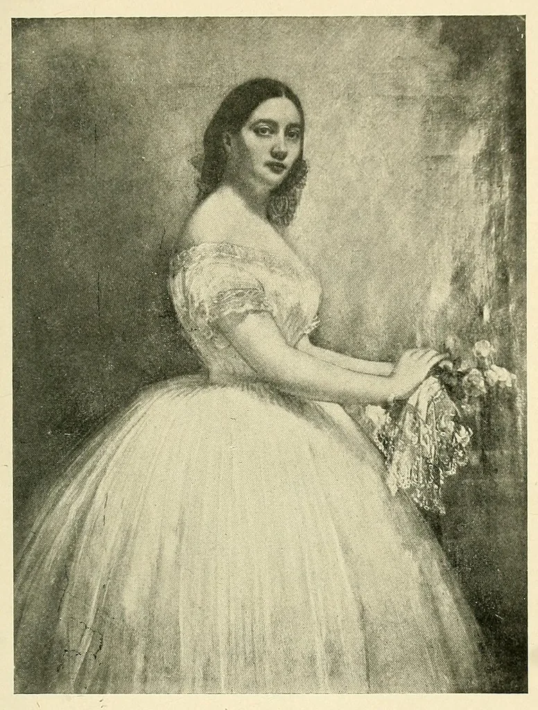 An illustration from Famous American belles of the nineteenth century, 1901, leaf 215