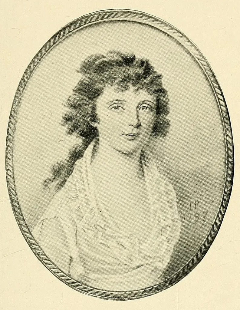 An illustration from Famous American belles of the nineteenth century, 1901, leaf 29