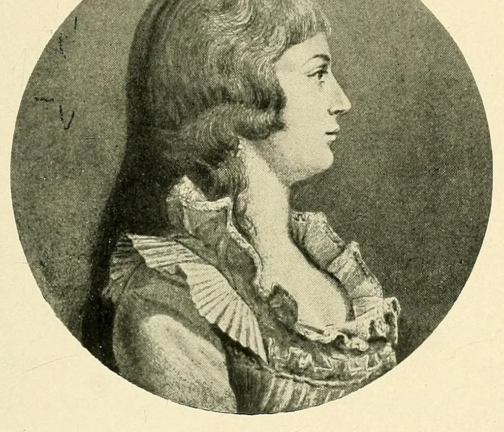 An illustration from Famous American belles of the nineteenth century, 1901, leaf 41