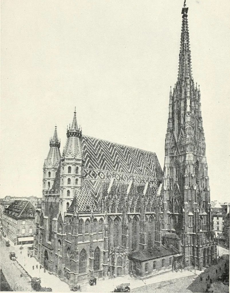 An illustration from Famous cathedrals as seen and described by great writers, 1909, leaf 212
