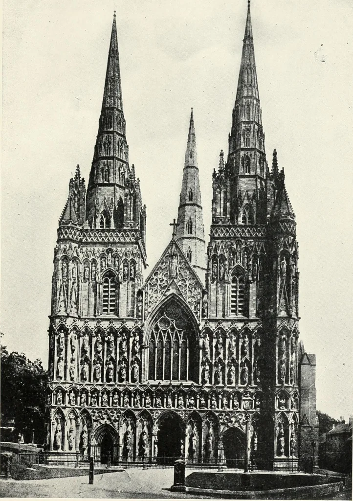 An illustration from Famous cathedrals as seen and described by great writers, 1909, leaf 408