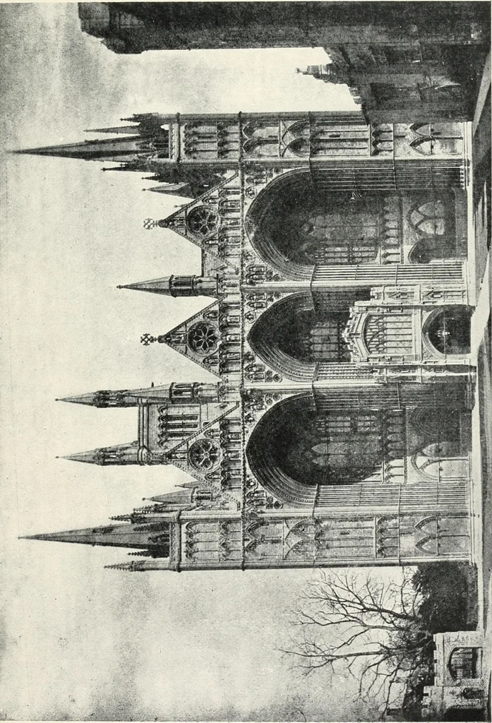 An illustration from Famous cathedrals as seen and described by great writers, 1909, leaf 44
