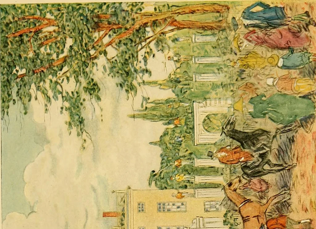 An illustration from Famous colonial houses, 1921, leaf 107