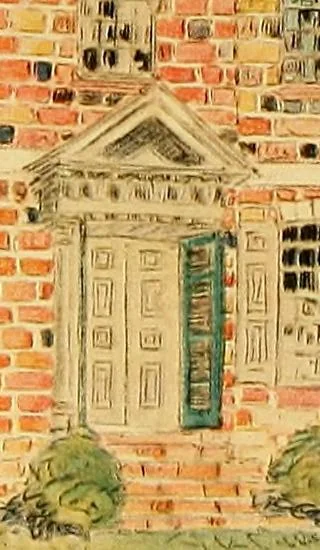 An illustration from Famous colonial houses, 1921, leaf 153